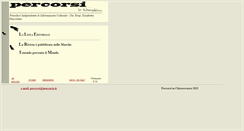 Desktop Screenshot of percorsi.it